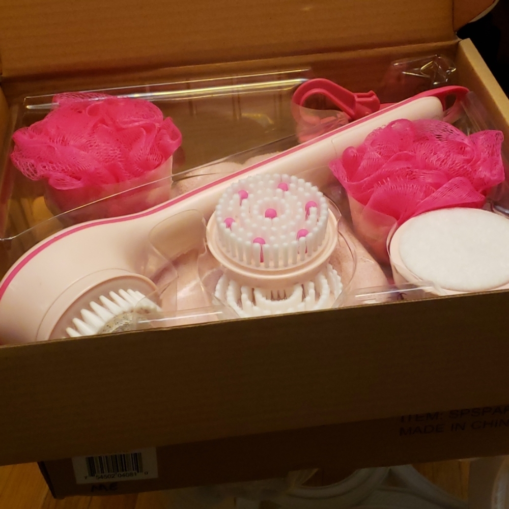 SPIN SPA BRUSH 10 PEICES, PINK AVAI… - Picture 1 of 8